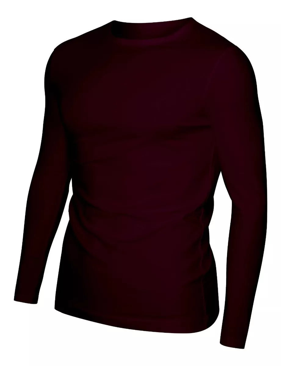 Classic Burgundy Long Sleeve Shirt